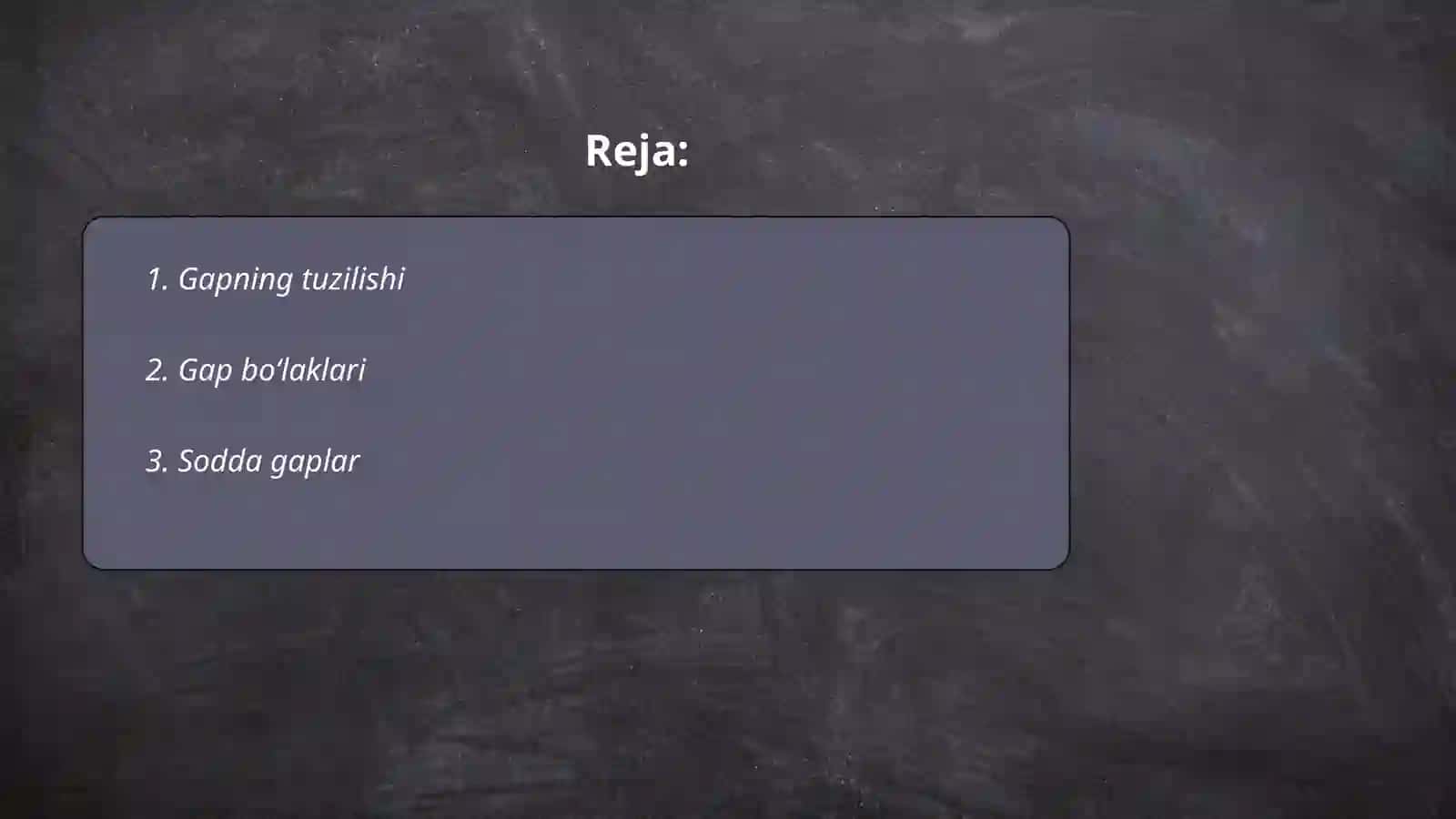 Savod òrgatish davrida gap ustida ishlash 2