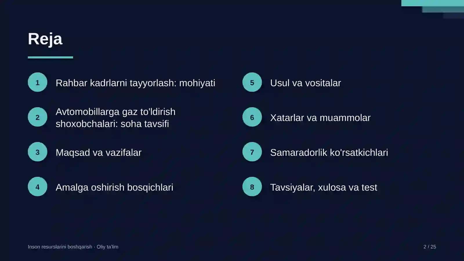avtomobillarga gaz to'ldirish shoxobchalarida rahbar kadrlarni tayyorlash 9311 2