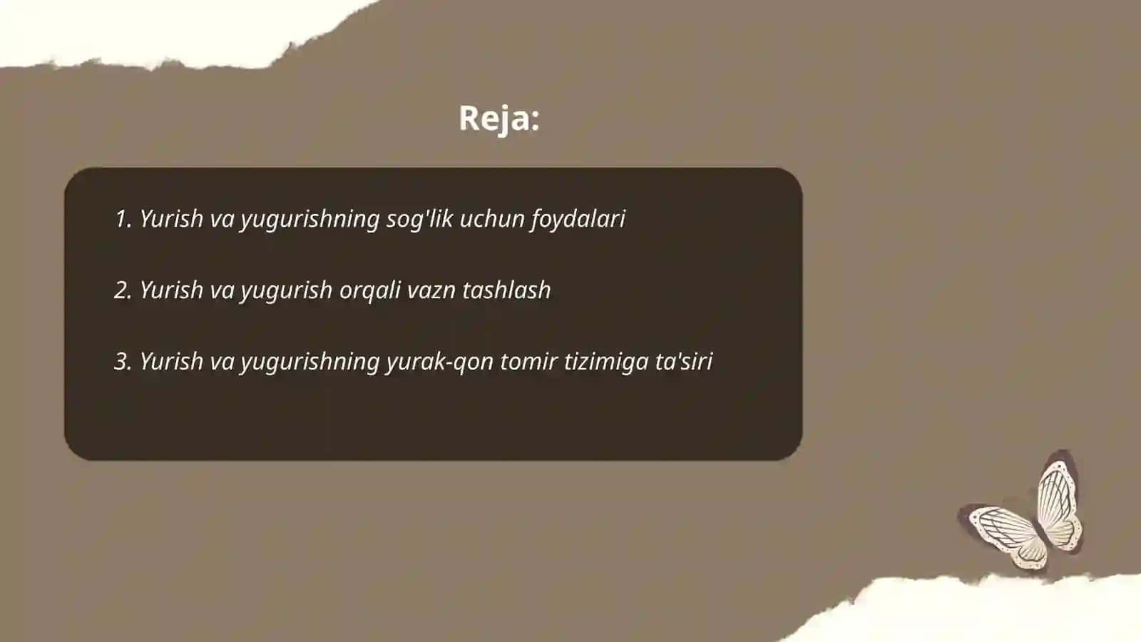 Yurish va yugurish mashqlarini ahamiyati va o’tkazish uslubi 2