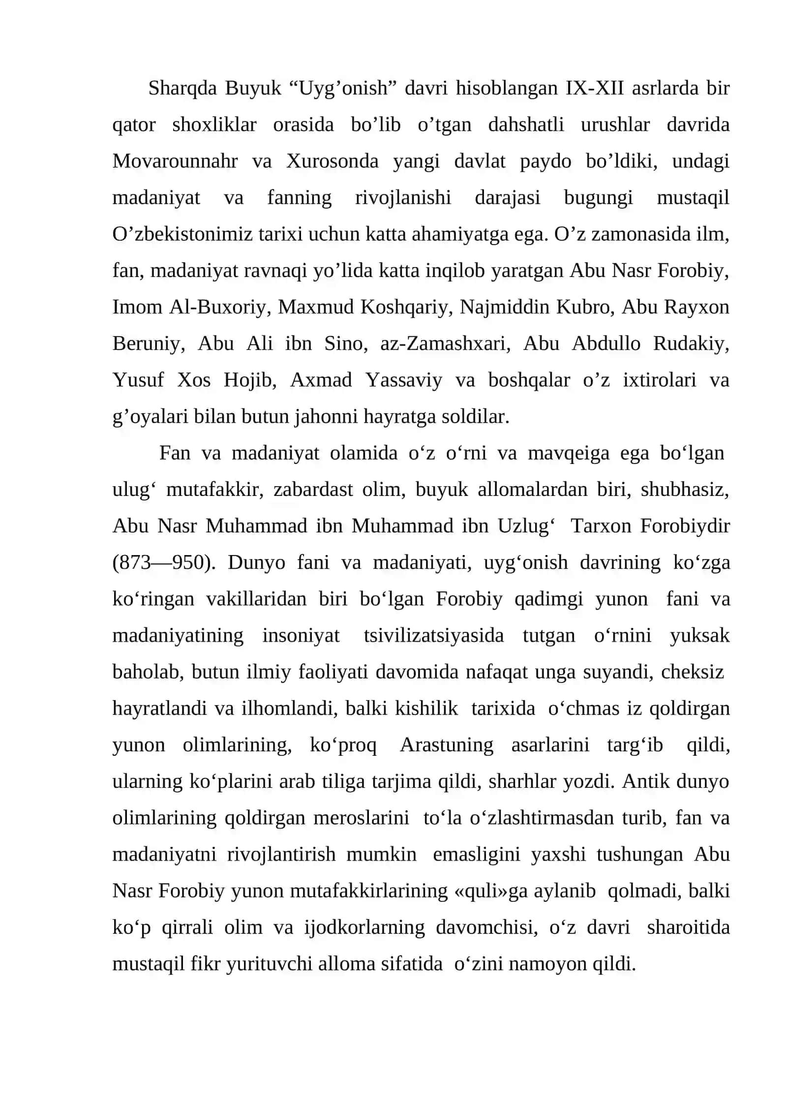 Abu Nasr Farobiyning talimiy ahloqiy g’oyalari va ularni mohiyati 2