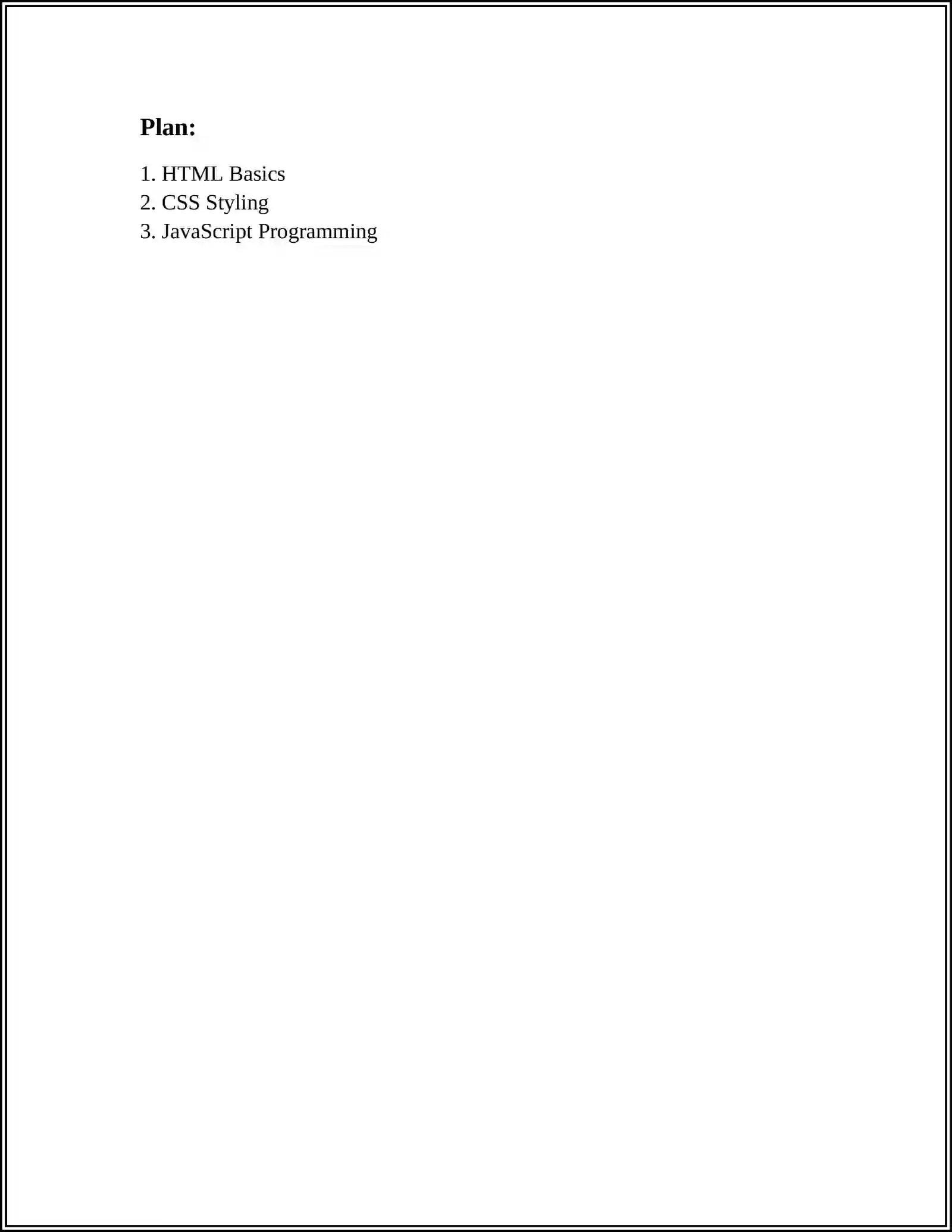 WEB SITE DEVELOPMENT 2