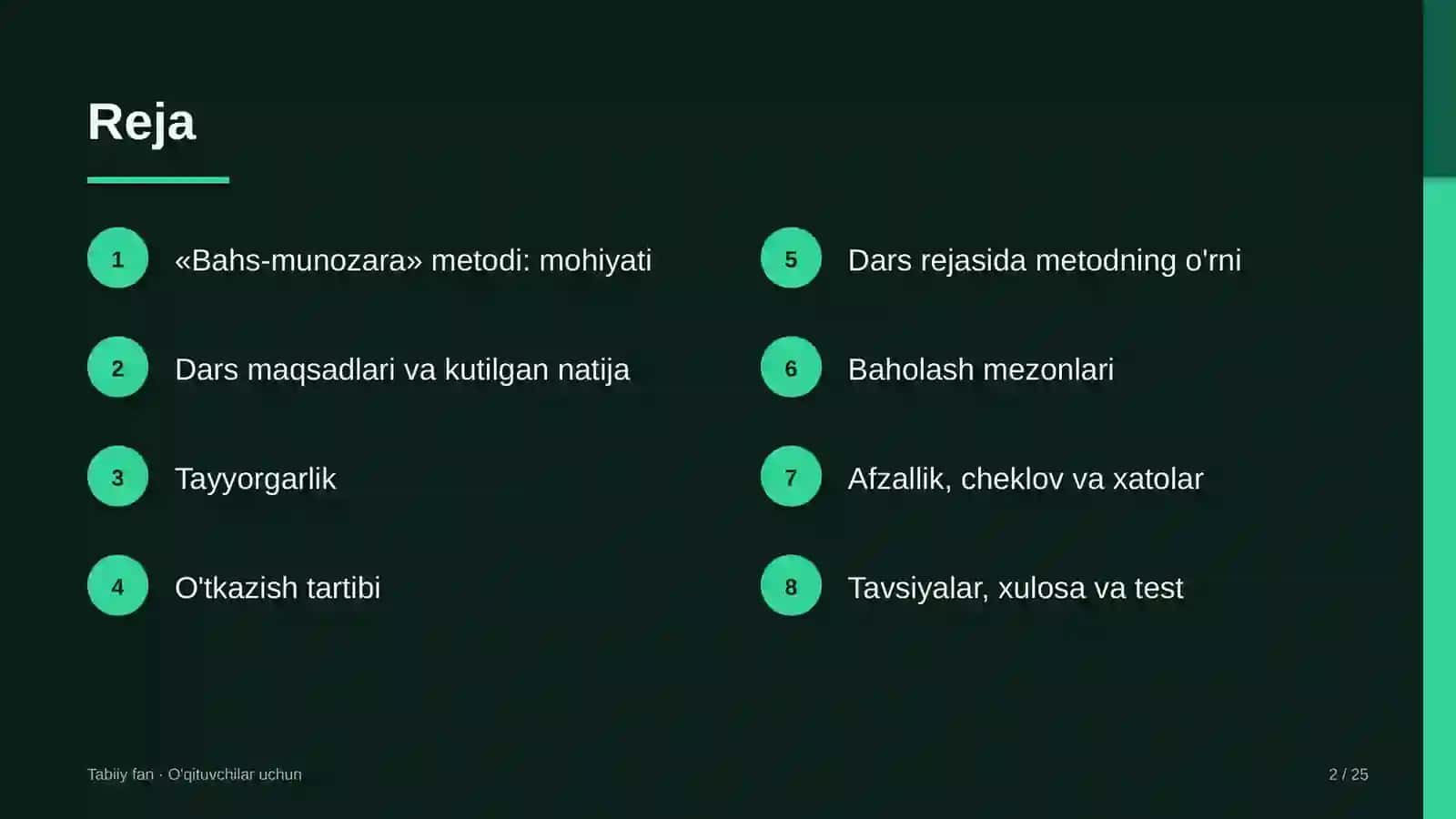tabiiy fan darslarida bahs munozara metodidan foydalanish 2510 2