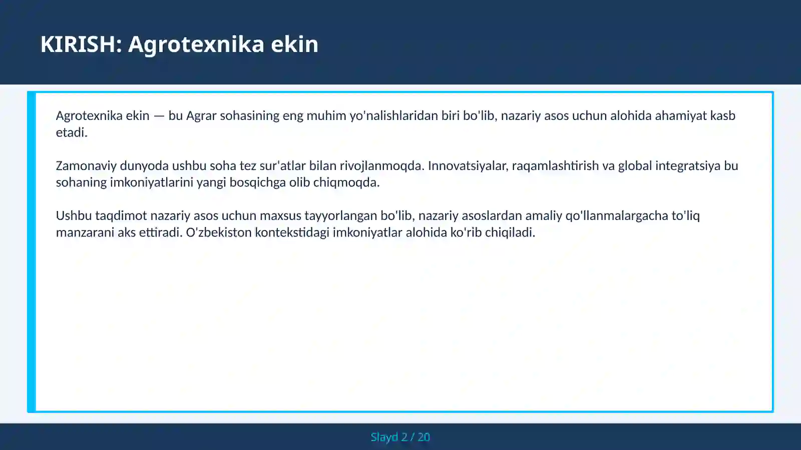 Agrotexnika ekin 2