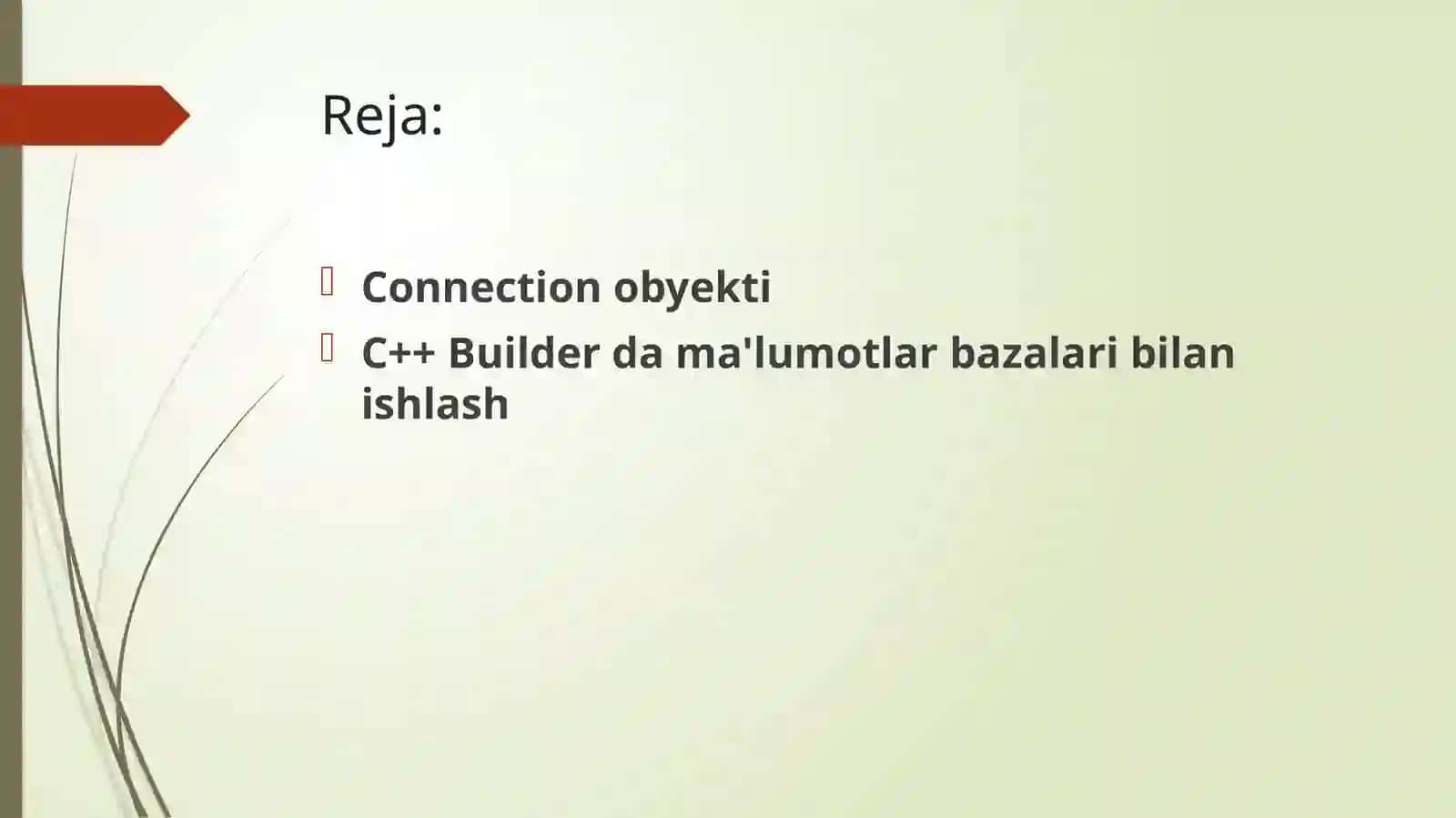 ADO orqali maydon qiymatlarini o’zgartirish 2
