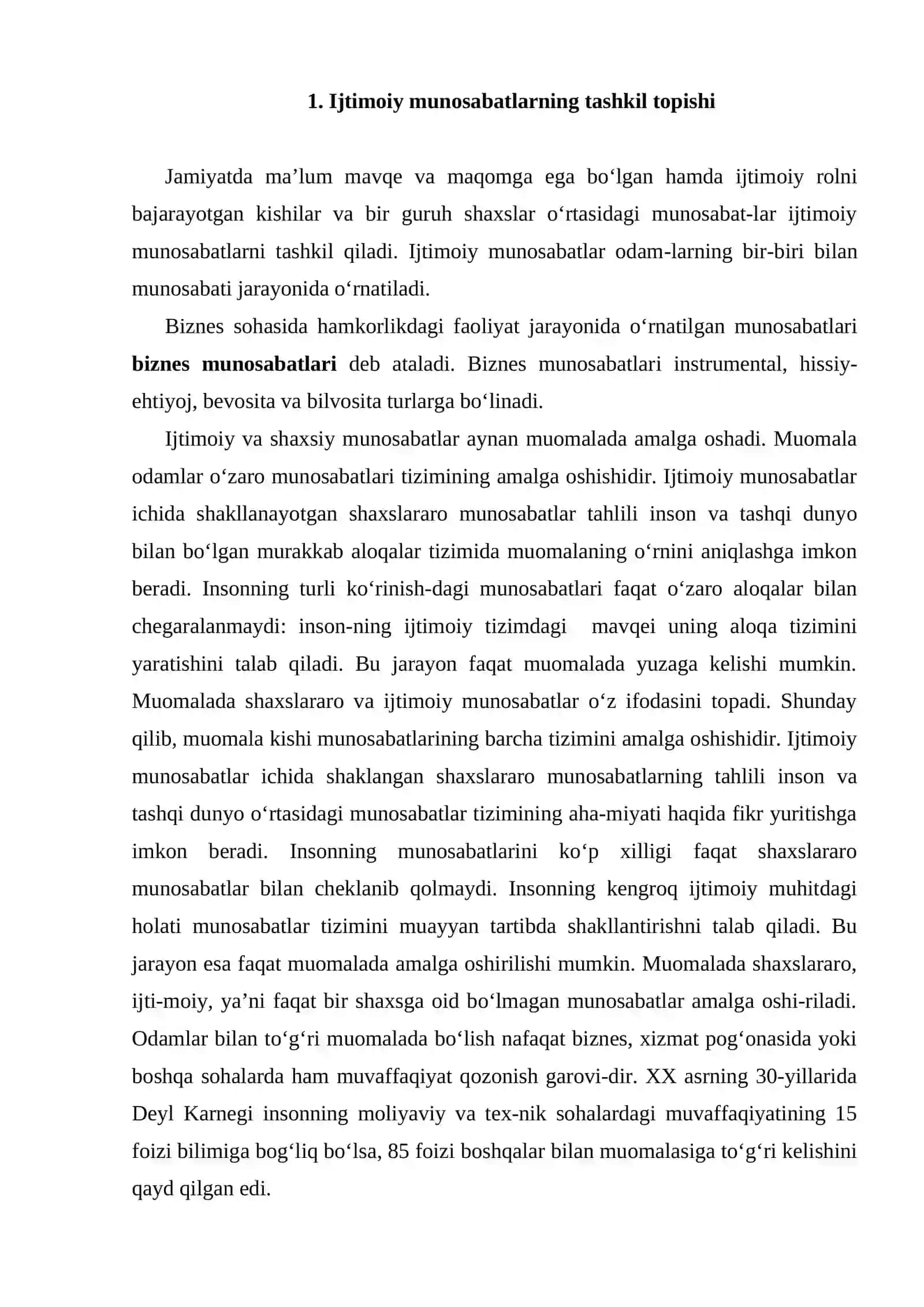 Biznes etikasi va ma’naviyati - ilmiy bilimlar sohasi sifatida 2