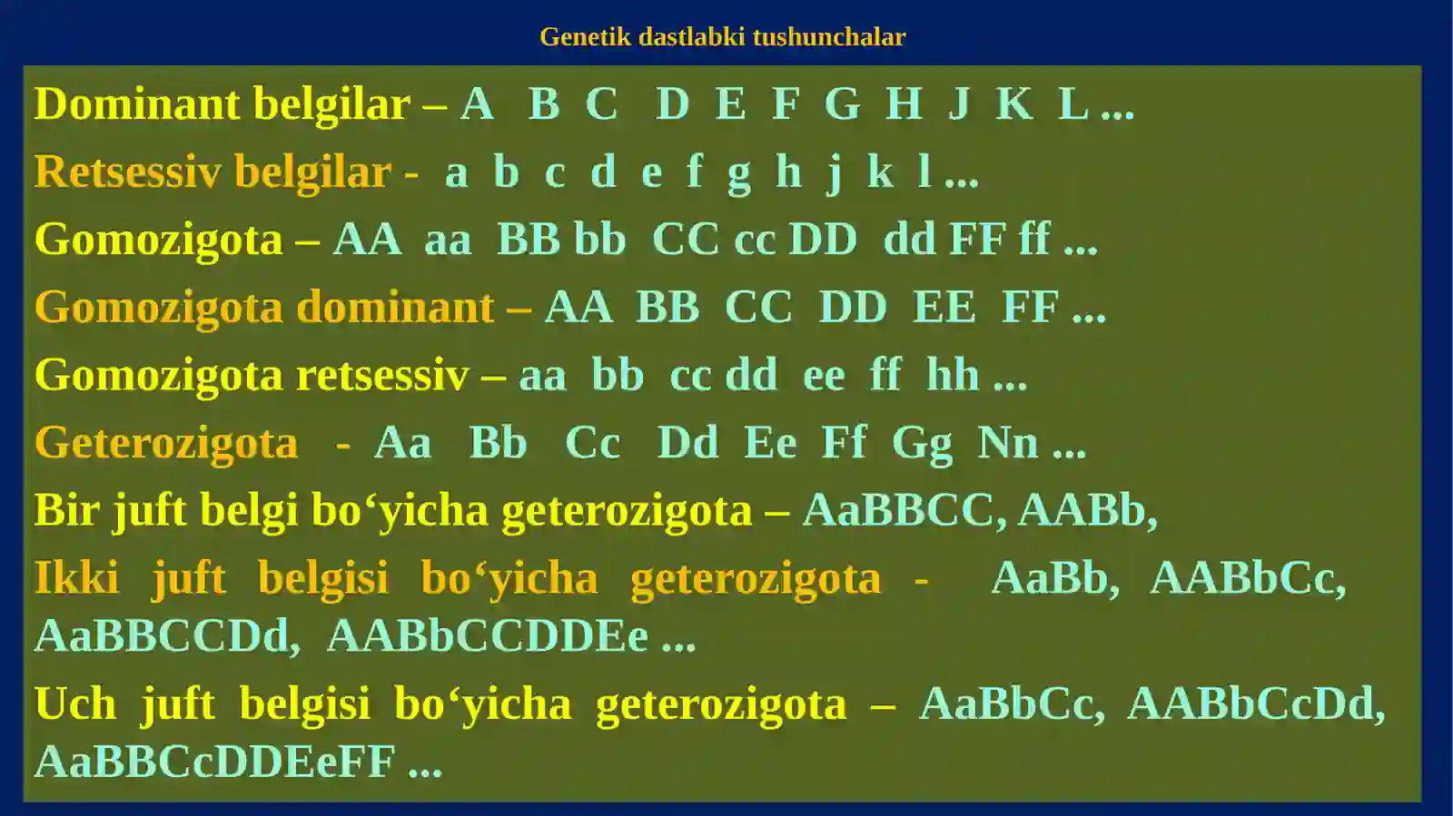 Gameta olish 2