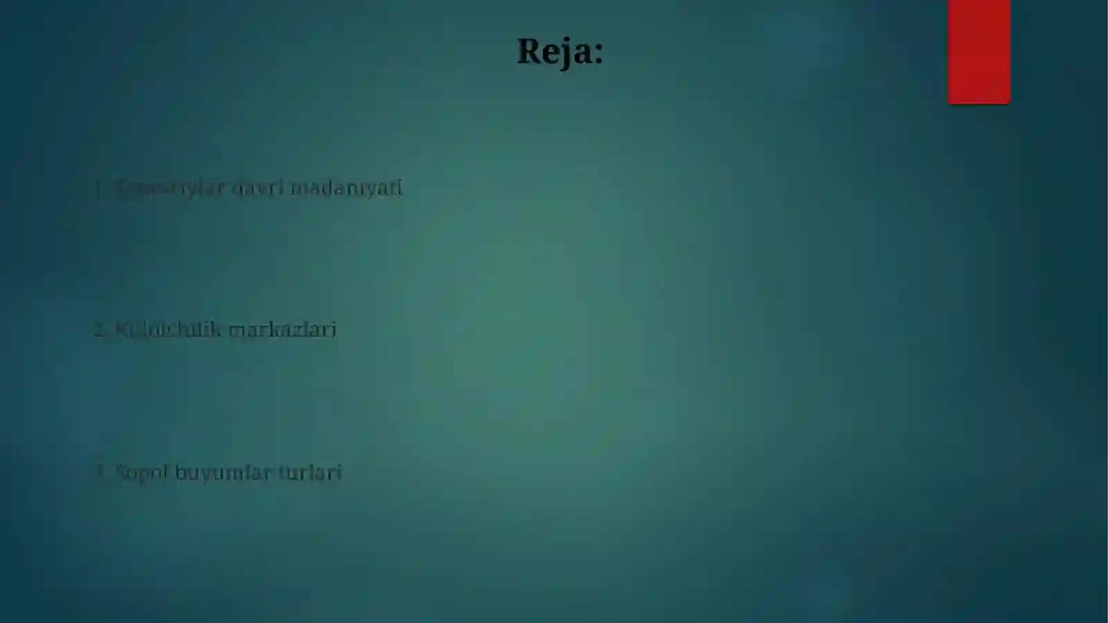 Temuriylar davrida sopol buyumlari va kulolchilik markazlari 2