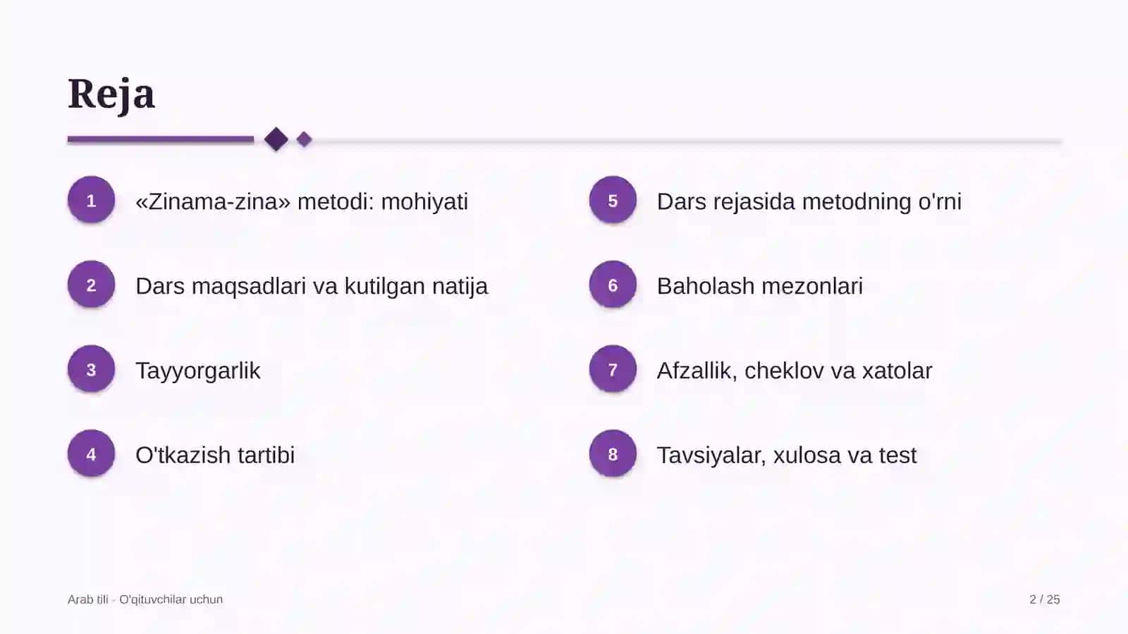 arab tili darslarida zinama zina metodidan foydalanish 1302 2