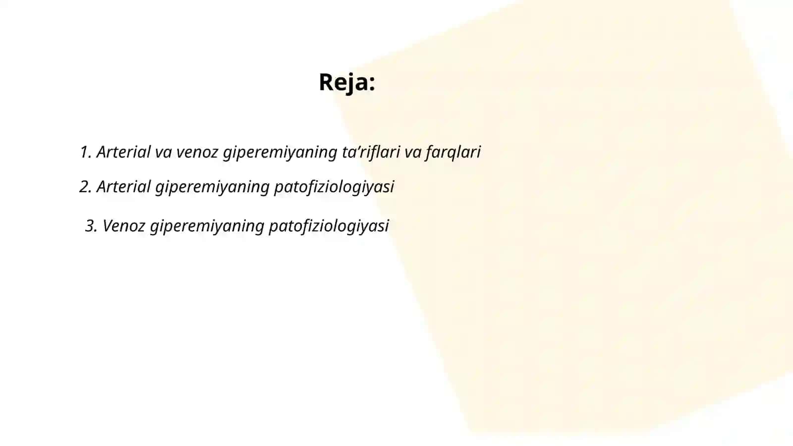 Arterial va venoz giperemiya 2
