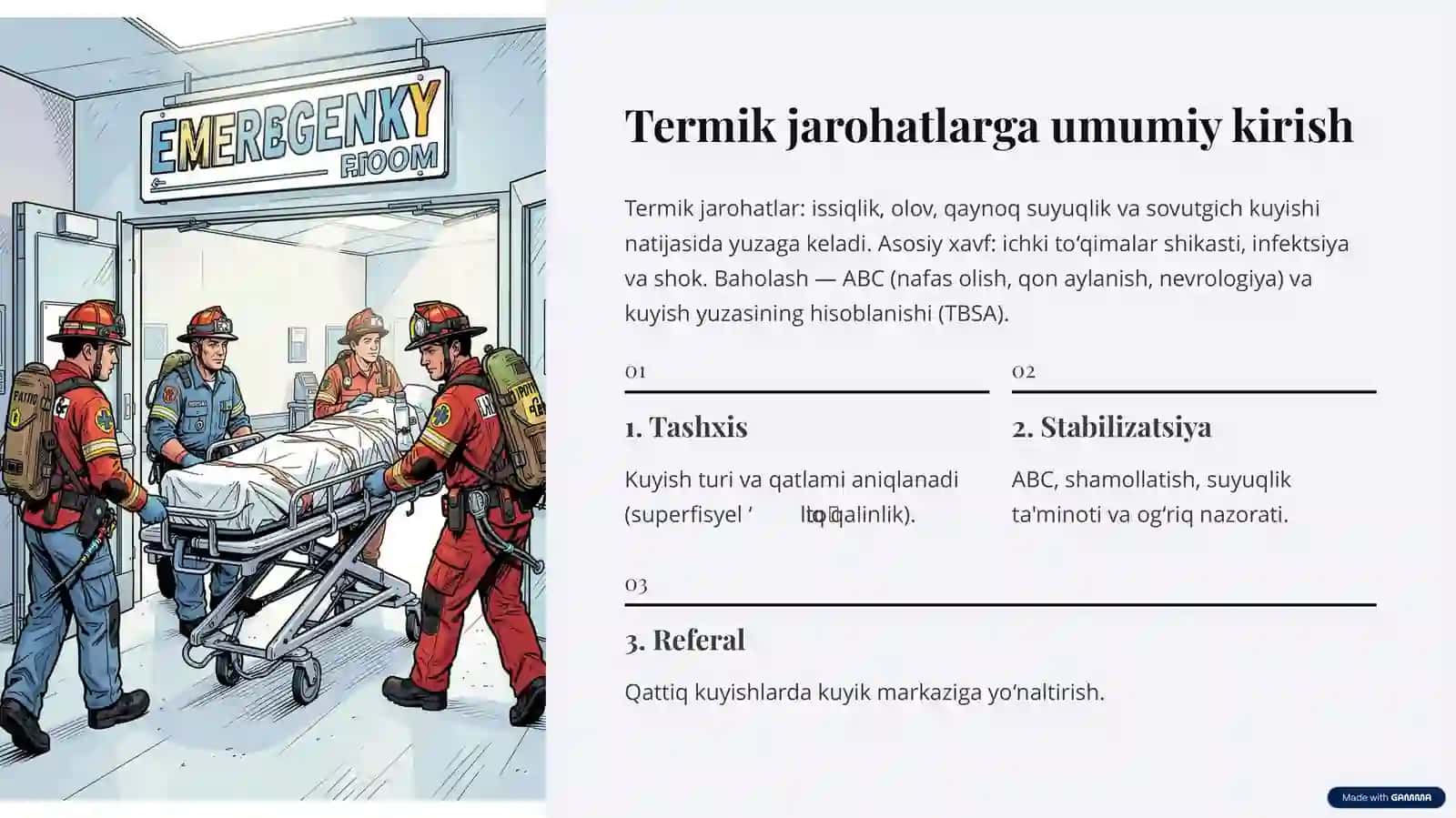 Termik jarohatlar va toksikologiya boʻyicha qoʻllanma 2