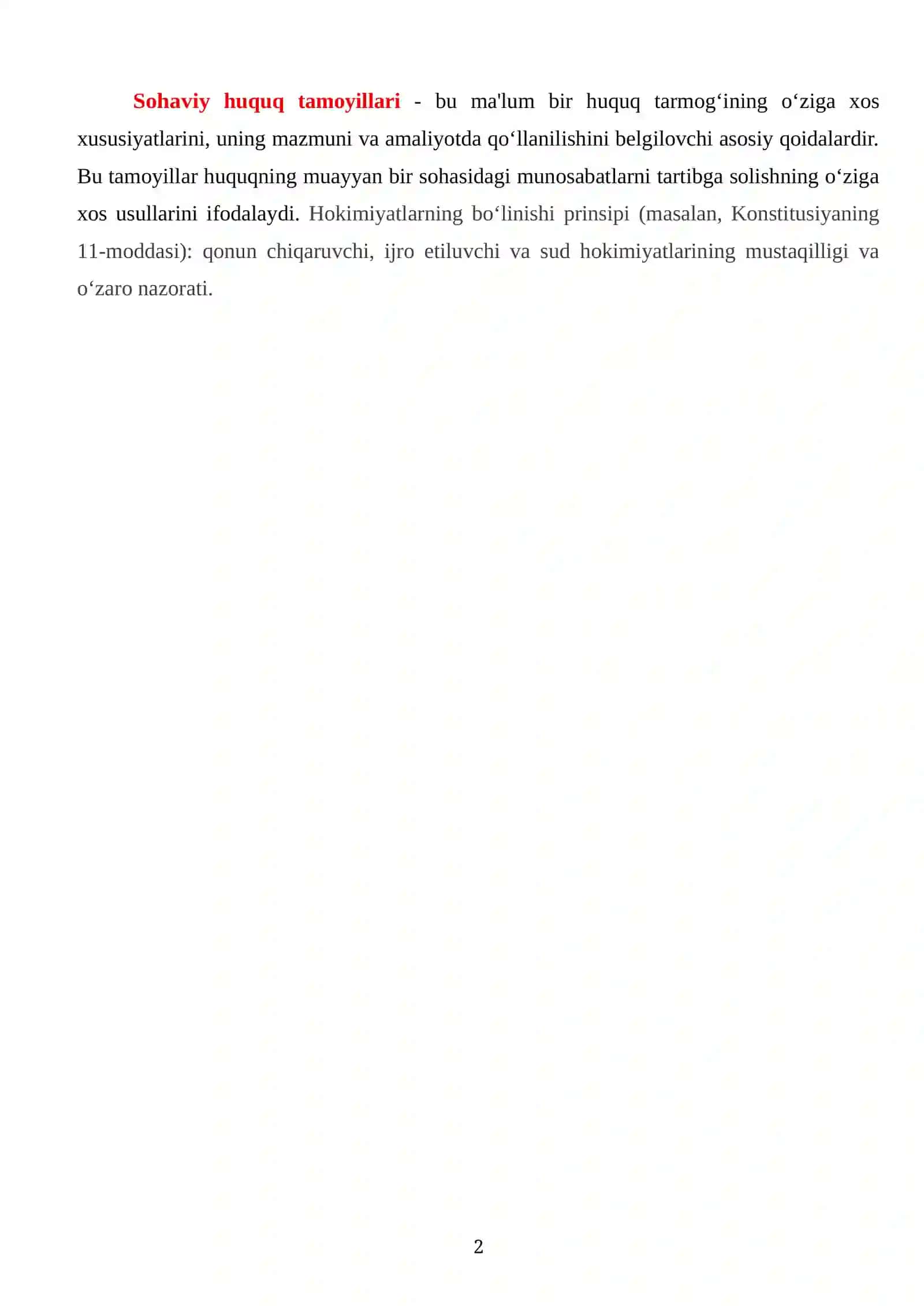 Huquq prinsiplari 2
