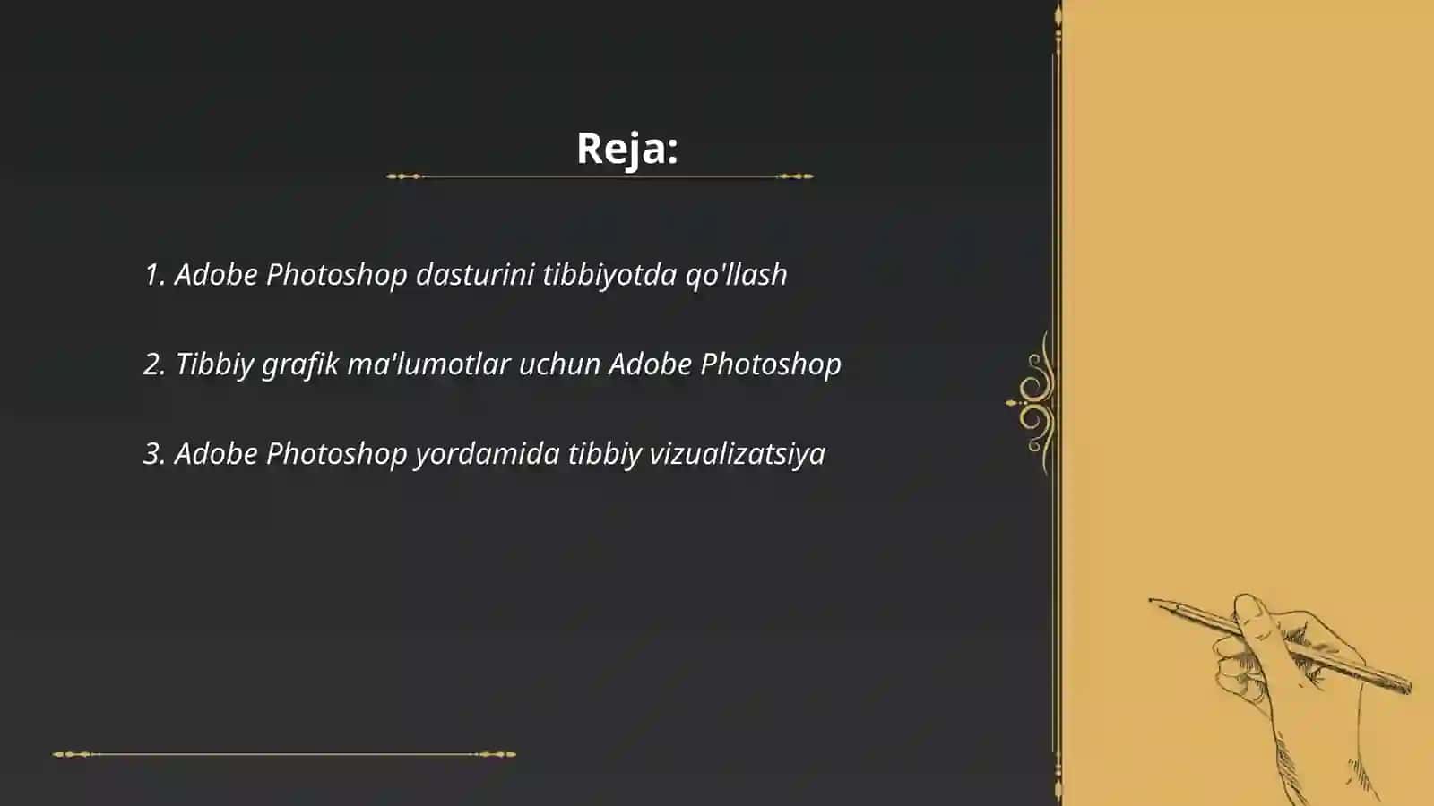 Tibbiyotda grafik malumot yaratishdagi dasturiy vositalar 2