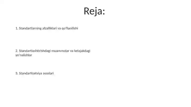 Standartlashtirishning asosiy nazariyasi 2