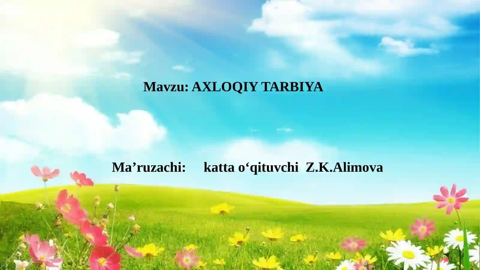 AXLOQIY TARBIYA 2