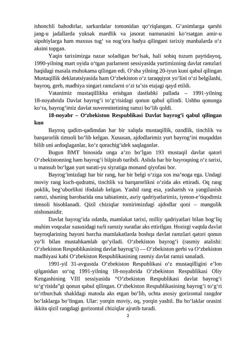 DAVLAT BAYROG‘I 2