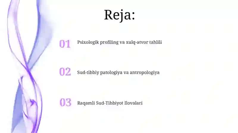 Raqamli Sud-Tibbiyot Ilovalari 2