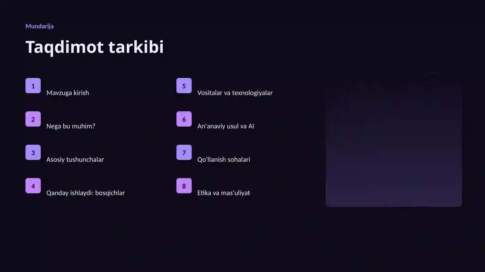 Sun'iy intellekt • premium taqdimot 2
