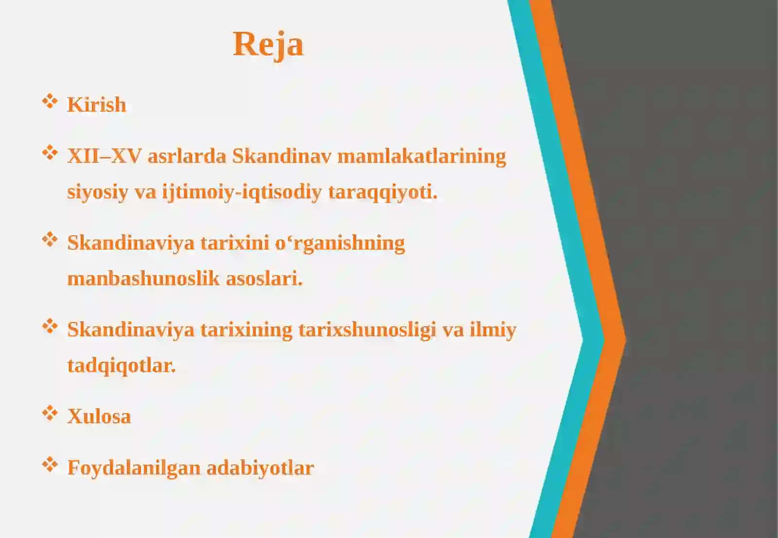 XII–XV asrlarda Skandinav mamlakatlari tarixiga oid ilmiy tadqiqotlar 2