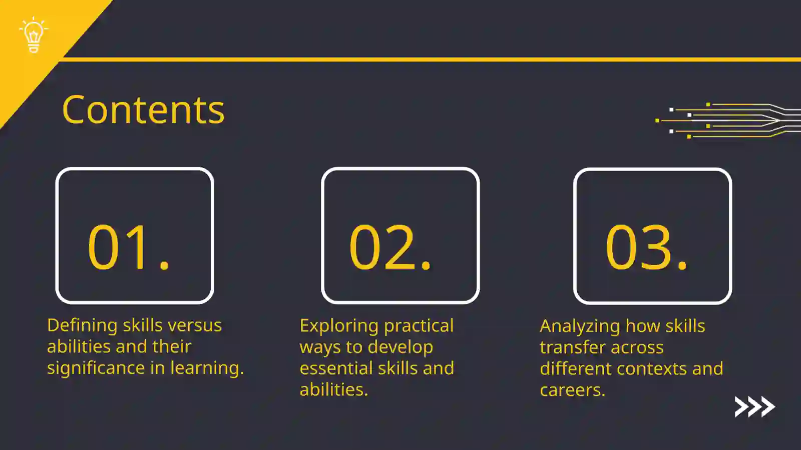 Skills and abilities 2