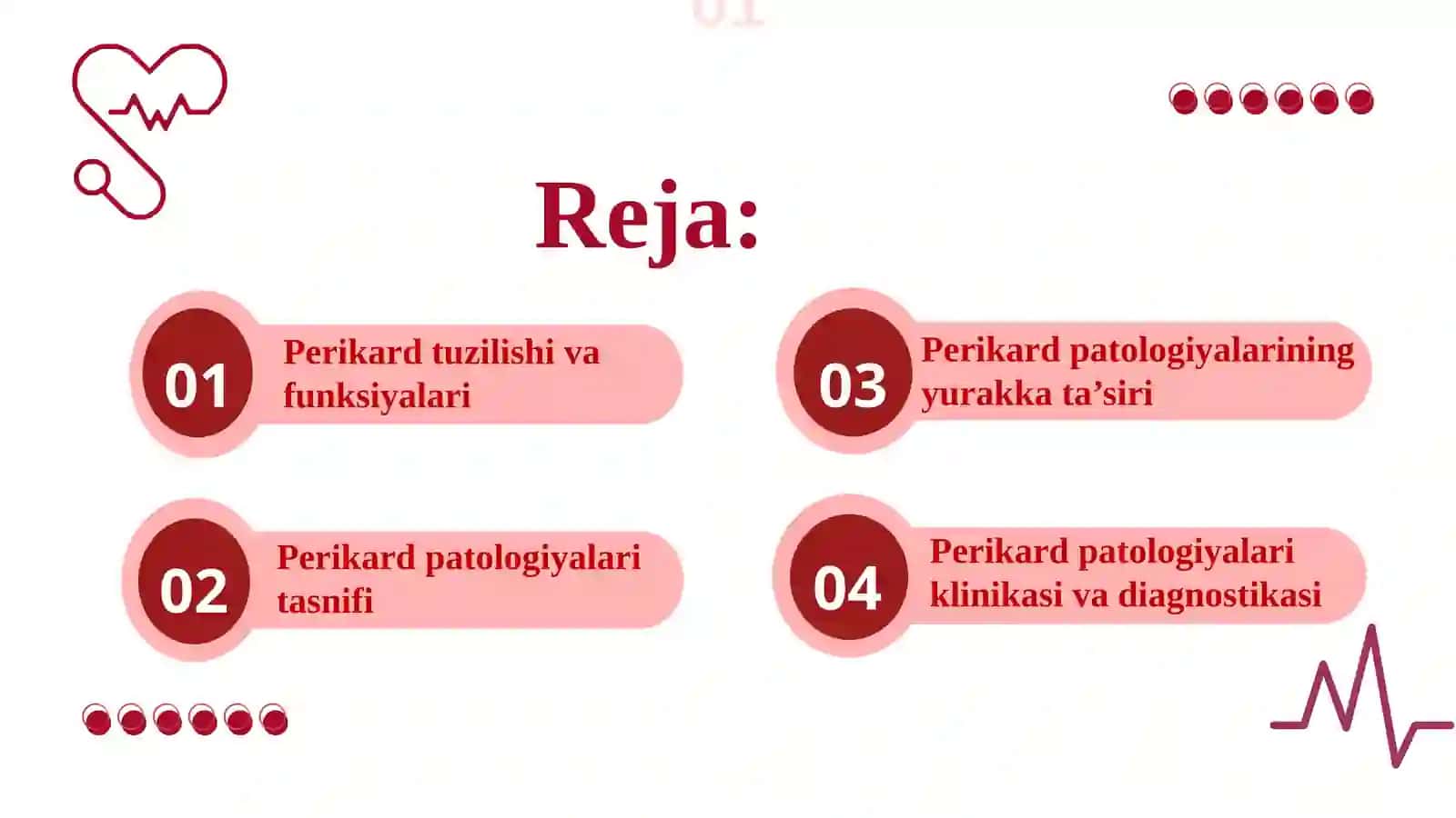 Perikard patologiyalarida yurak funksiyalarining oʻzgarishi. 2