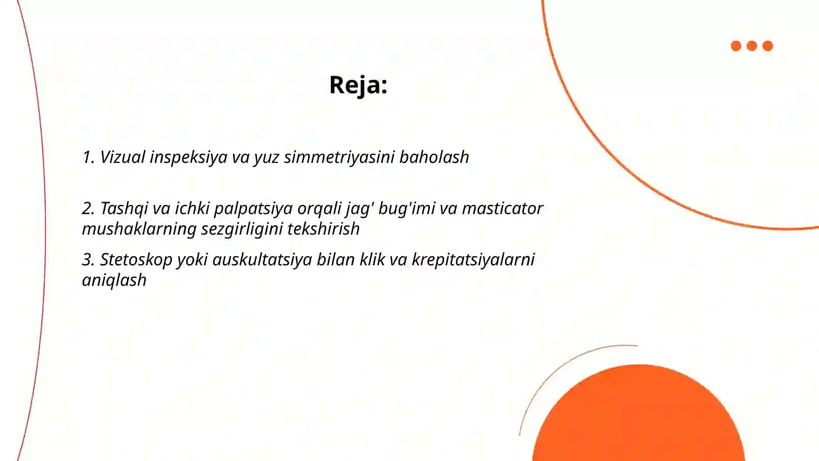 Chakka pastki jag’ bug’imini tekshirish usullari 2