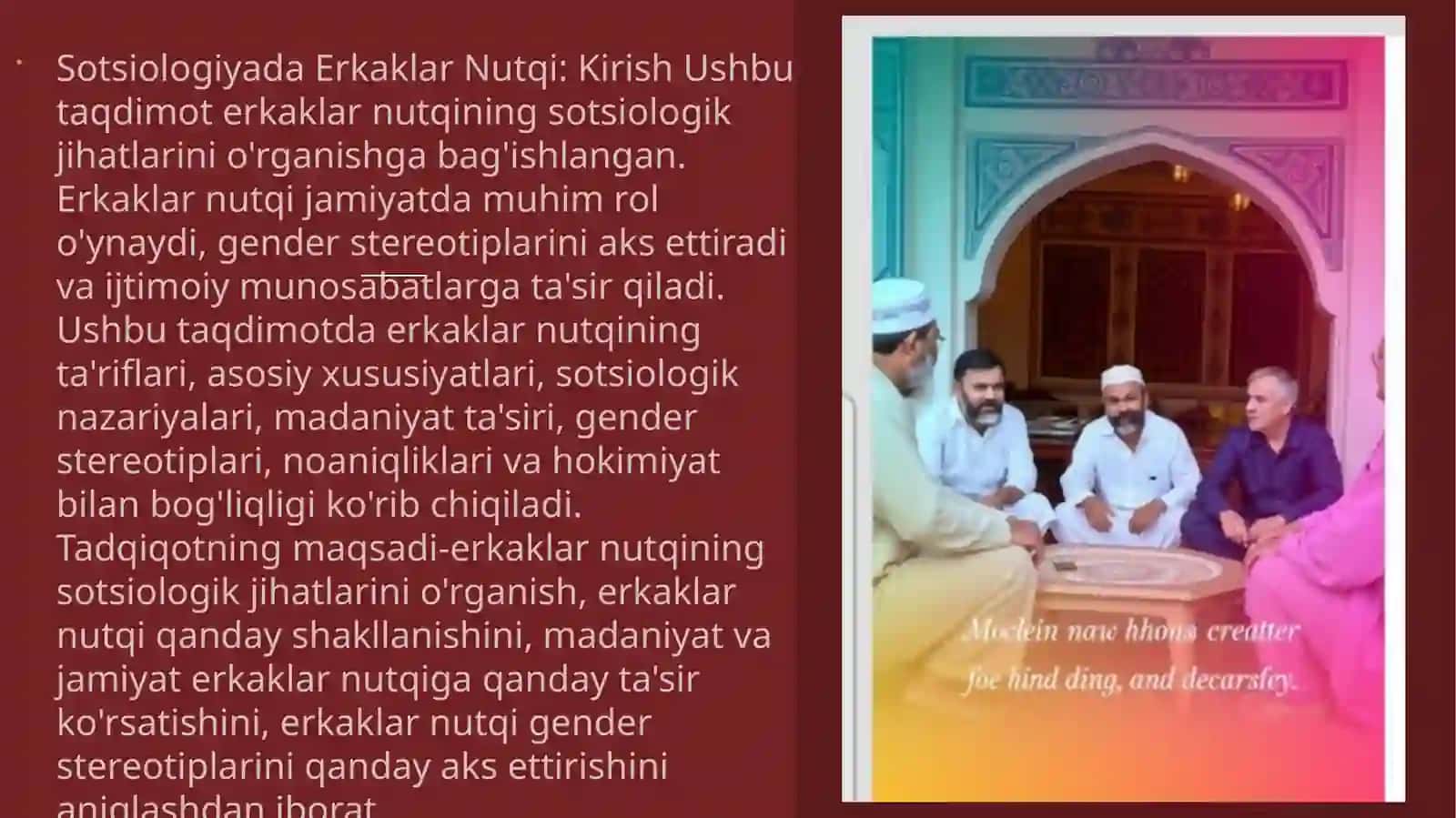 Erkakalar nutqi 2