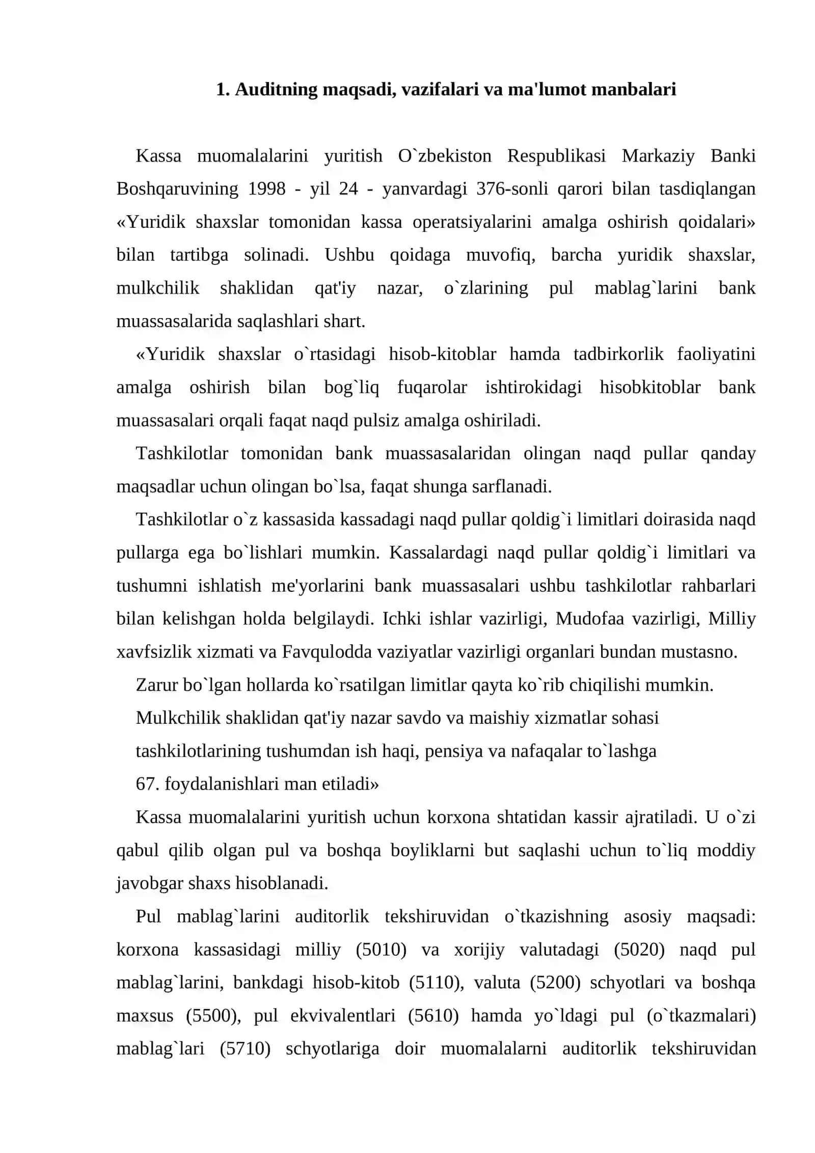 Pul mablag`lari auditi 2