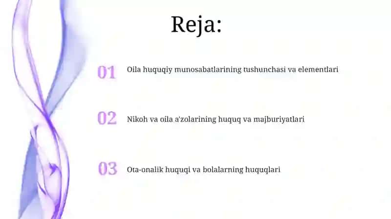 Oilaviy huquqiy munosabatlar 2