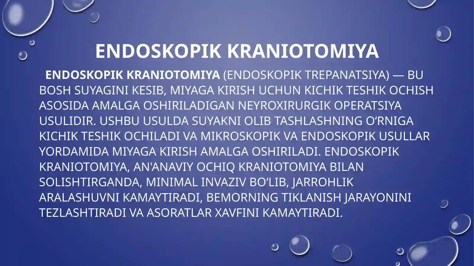 Endoskopik KRANIOTOMIYA 2