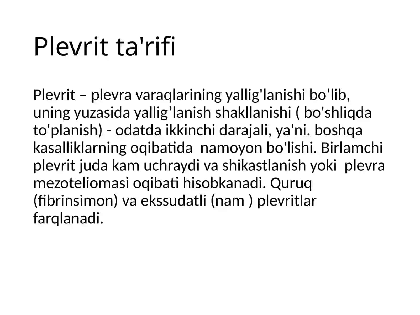 Plevrit ta'rifi 2