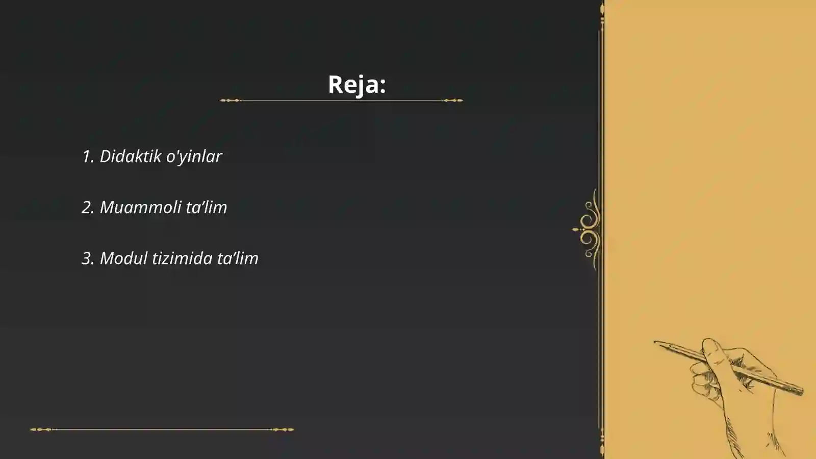 Didaktik o'yinlar 2