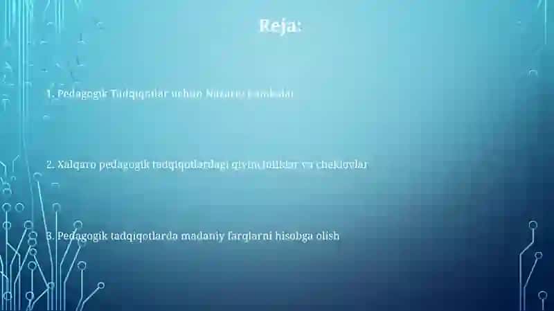 Komprovistik pedagogik izlanishning ilmiy nazariy manbalari 2