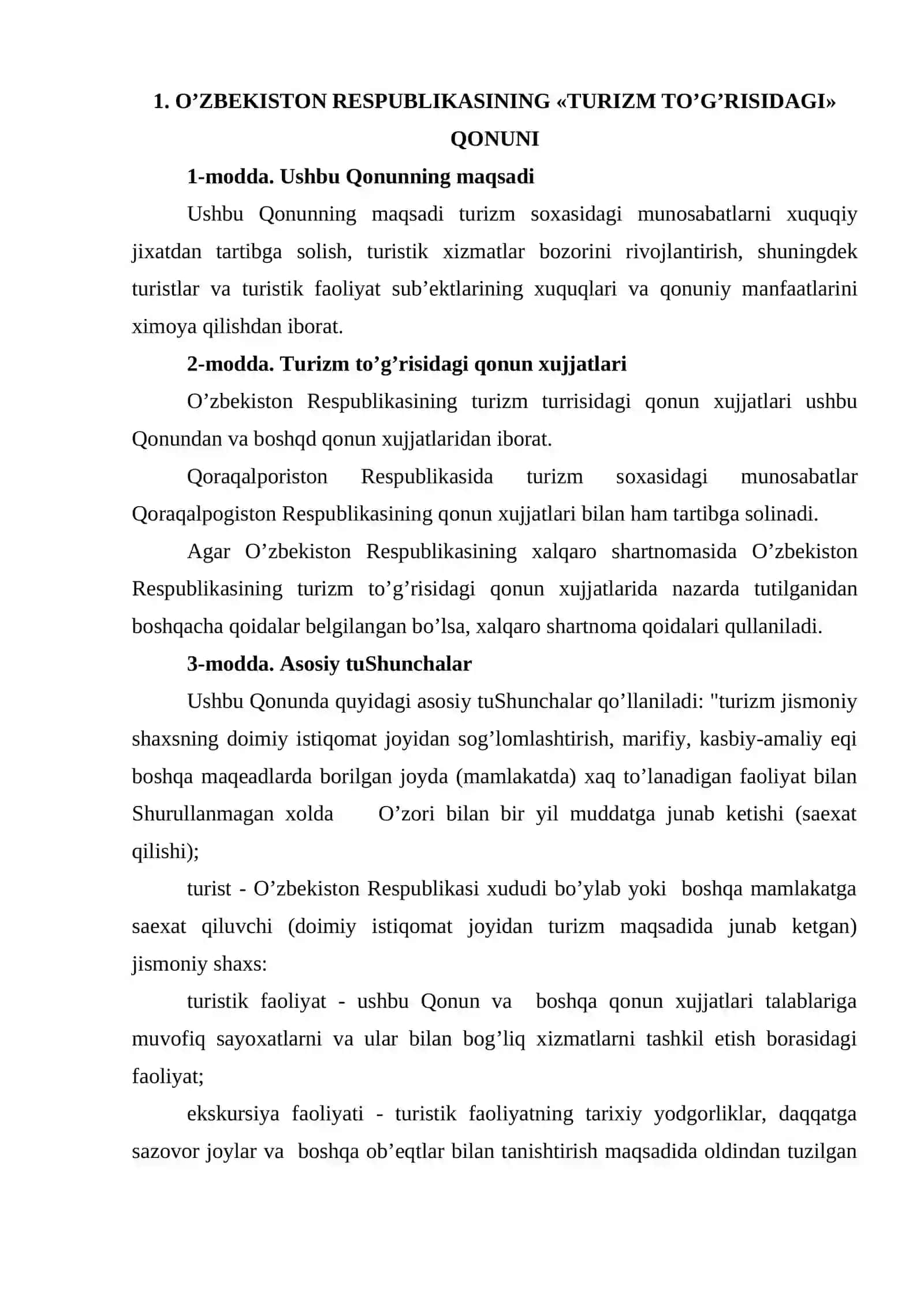 Mehmondo’stlik soxasining davlat tomonidan tartibga solinishi 2