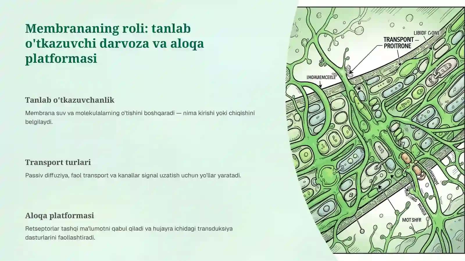 Signallarni membrana orqali uzatilishi 2