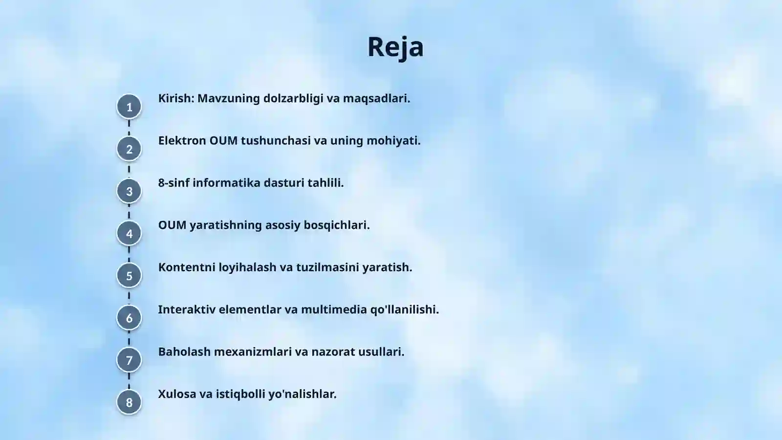 8-sinf informatika va axborot texnalogiyalari fanidan elektron o'quv-uslubiy majmua yaratish metodikasi 2