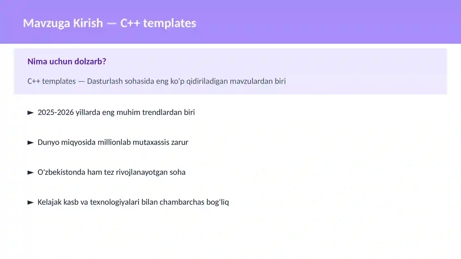 C++ templates 2