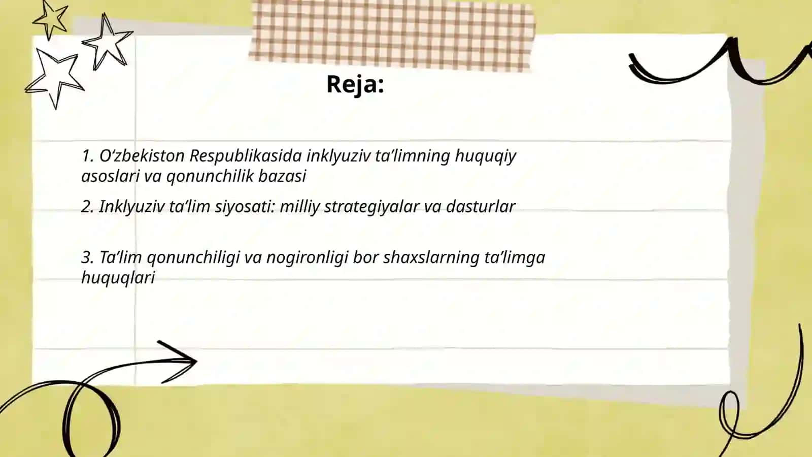 Inklyuziv talimni qõllab-quvvatlash xuquqiy asoslari 2