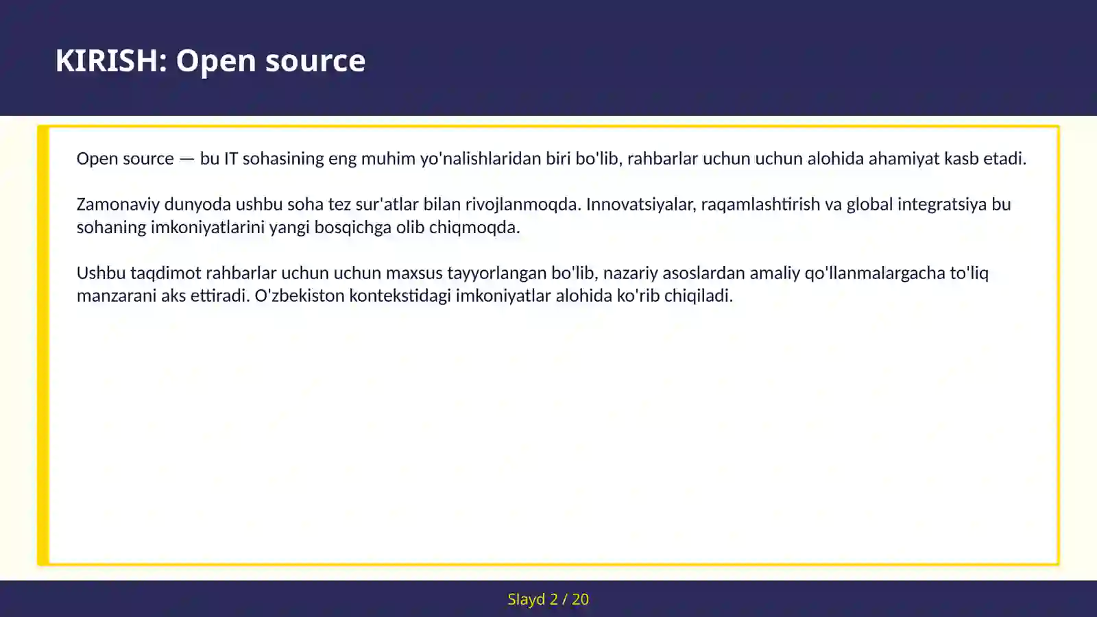 Open Source 2