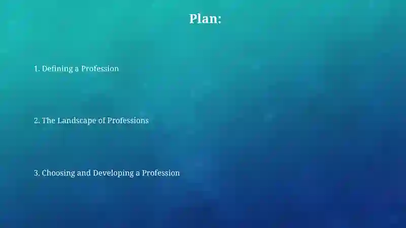 Presentation on Profession 2