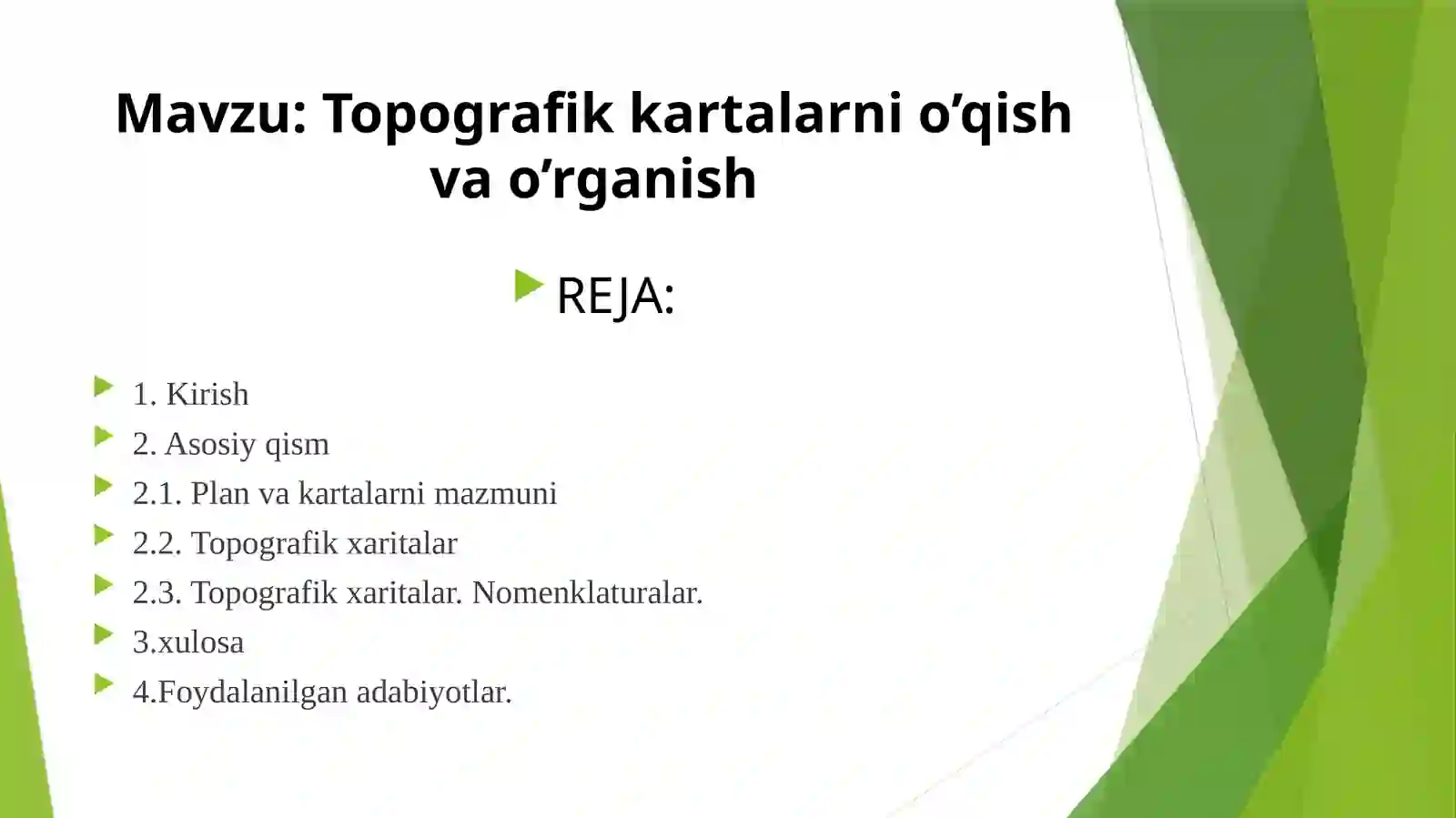 Topografik kartalar 2