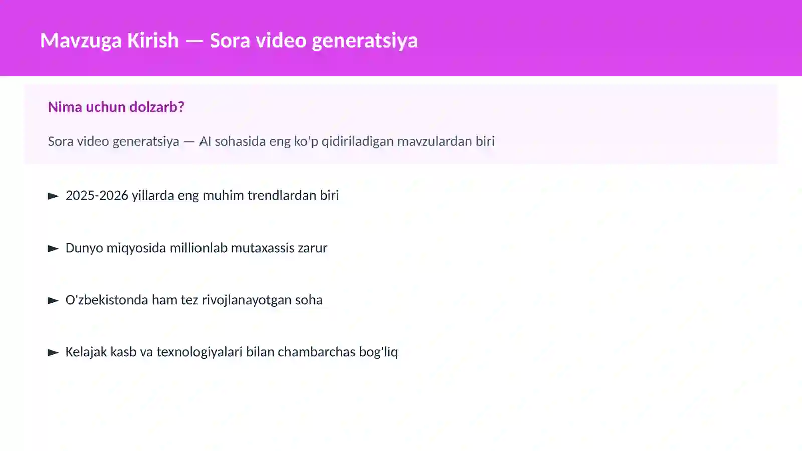 Sora video generatsiya 2