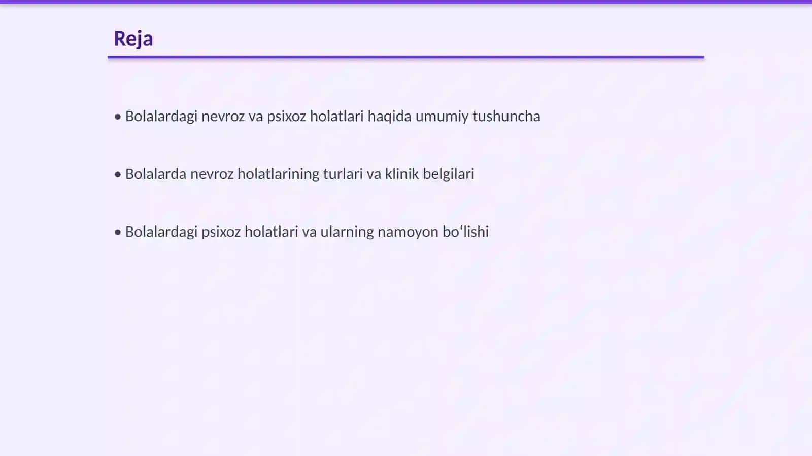 Bolalardagi nevroz va psixoz xolatlari.Psixopatiyalar 2