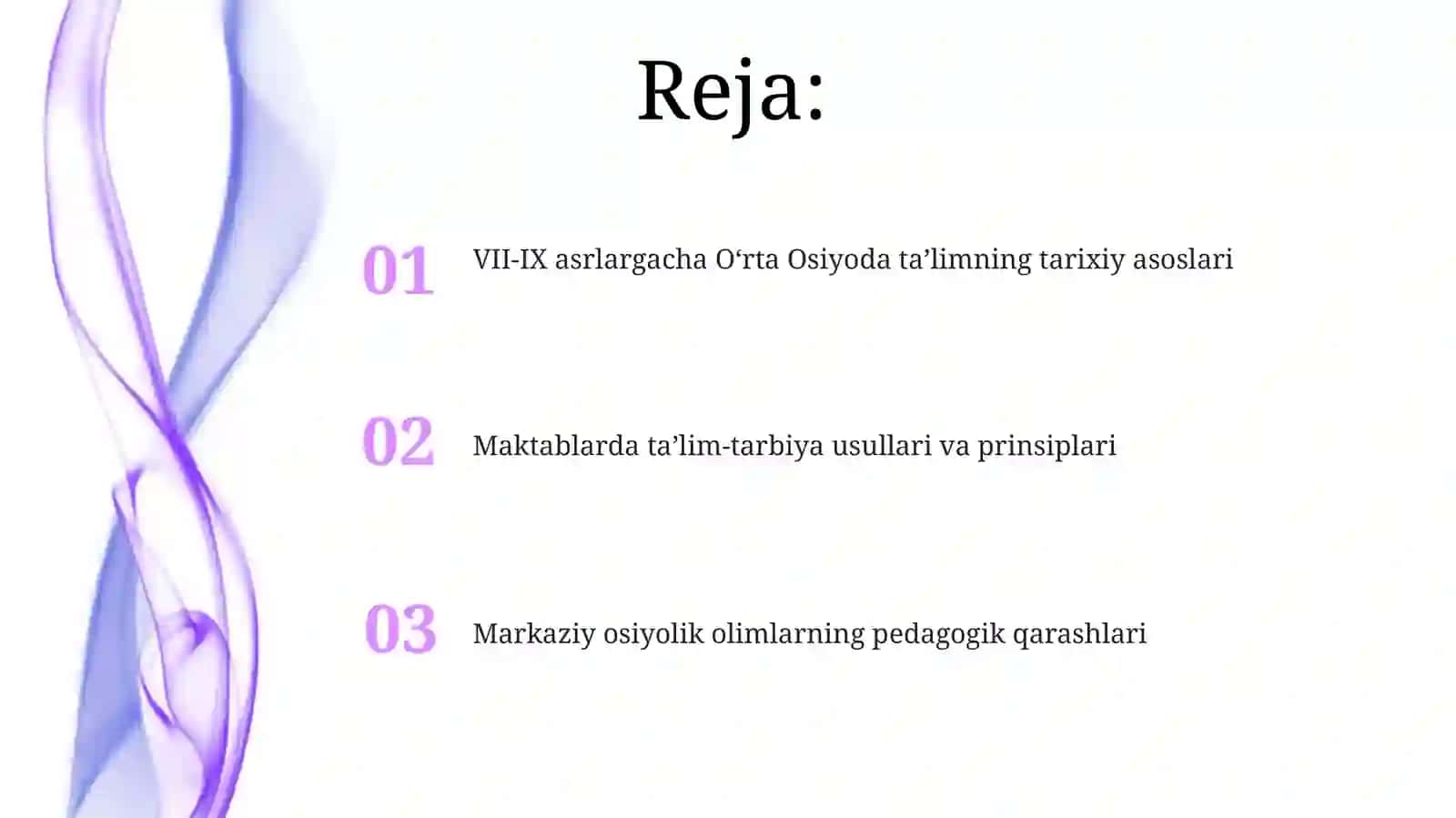 VII-IX asrlarda O‘rta Osiyoda ta'lim tarixi va pedagogika 2