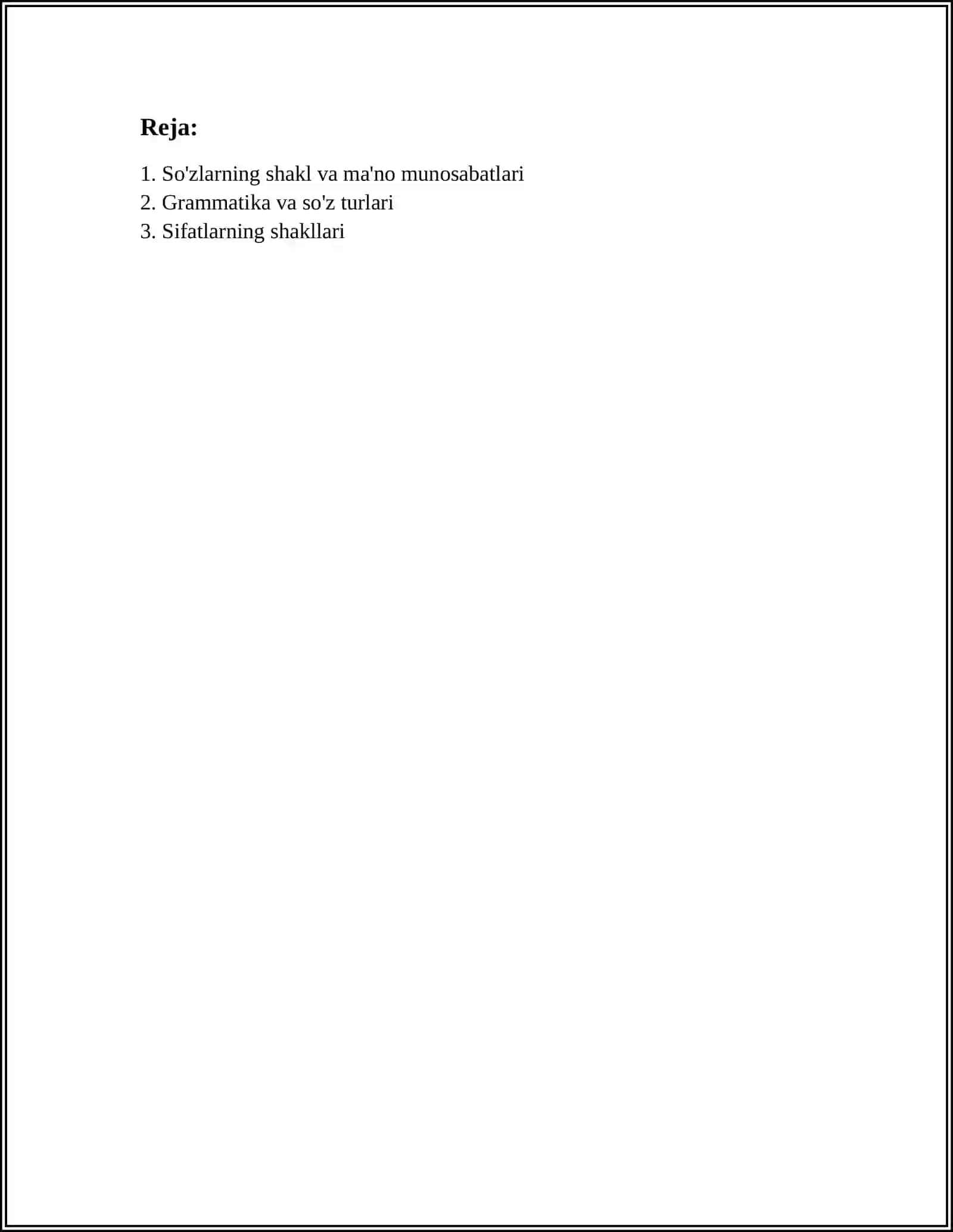 SOʻZLARNING SHAKL VA MA'NO MUNOSABATIDA KOʻRA TURLARINI OʻQITISHDA GRAMMATIK JADVALLARNING OʻRNI 2
