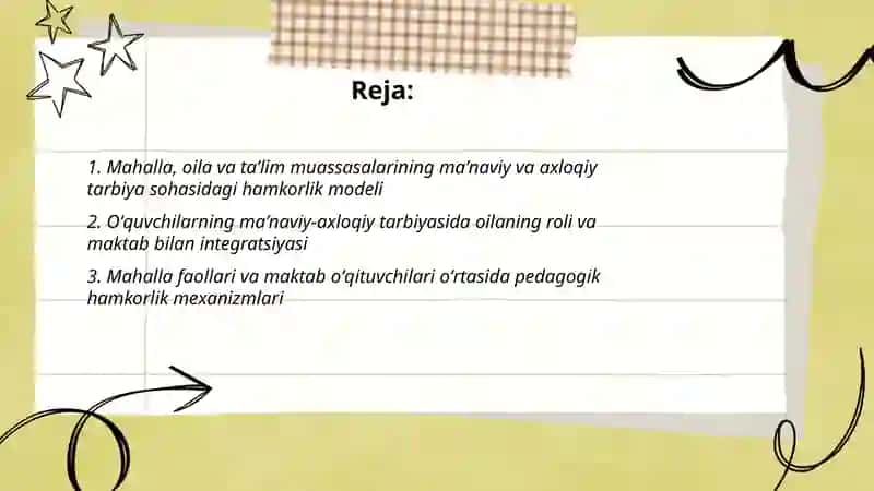 Mahalla, oila va taʼlim muassasasining hamkorligi 2