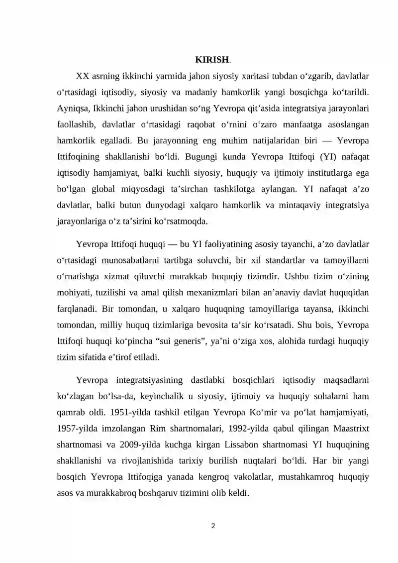 Yevropa ittifoqi huquqi 2