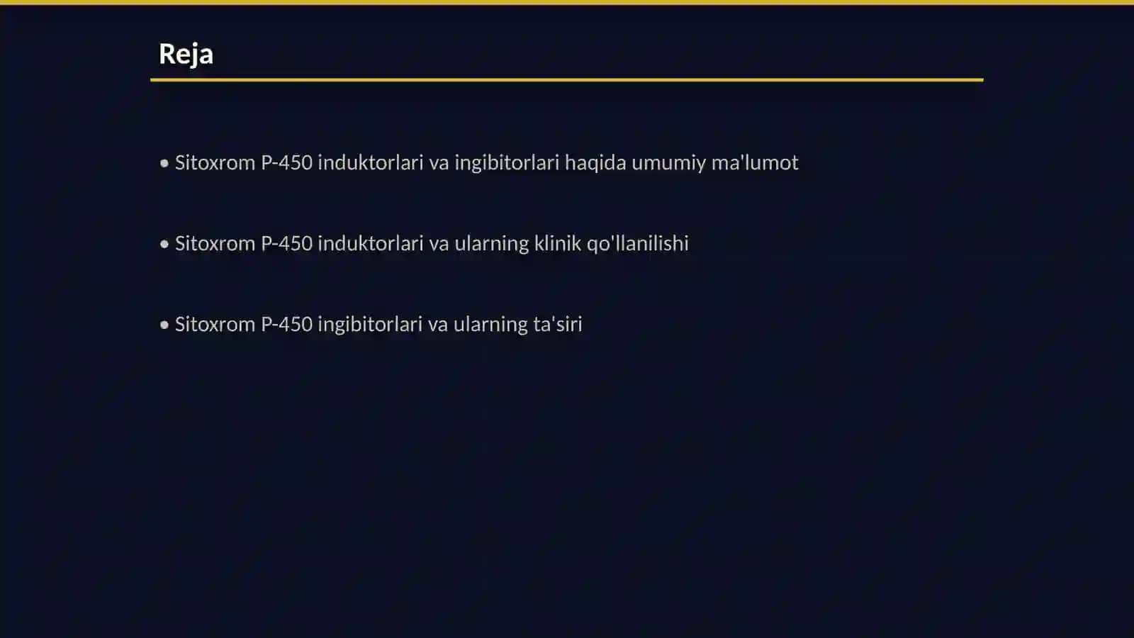 Sitoxrom P-450 induktorlari va ingibitorlarini klinikada qo'llanilishi. Sitoxrom P-450 geni polimorfizi, davolashning personifikatsiya asoslari 2