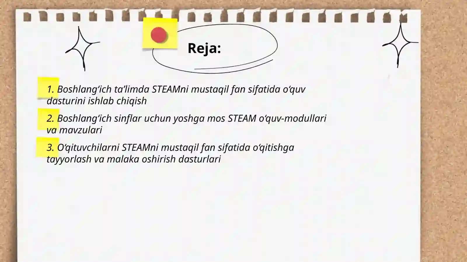 Boshlangʻich taʼlimda STEAMning mustaqil fan sifatida shakllanishi 2
