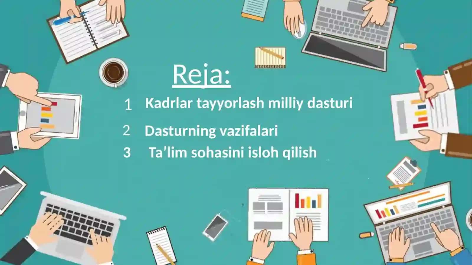 Kadrlar tayyorlash va ta’lim sohasini isloh qilish 2
