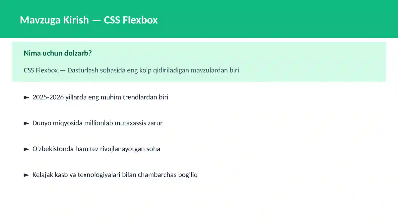 CSS Flexbox 2